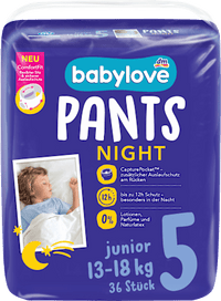 Baby Pants Night Gr. 5 Junior (13-18 kg), 36 St