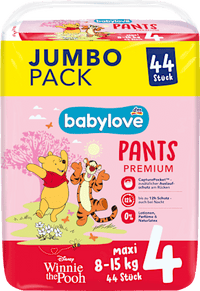 Baby Pants Premium Disney Gr. 4 maxi (8-15 kg), Jumbopack, 44 St
