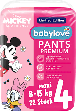 Babybroekjes Premium Disney Maat 4 Maxi (8-15 kg), 22 stuks