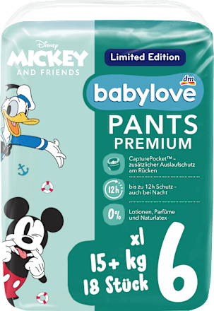 Babybroekjes Premium Disney Maat 6 XL (15+ kg), 18 stuks