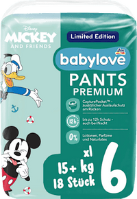Babybroekjes Premium Disney Maat 6 XL (15+ kg), 18 stuks
