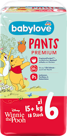 Baby Pants Premium Disney Gr.6 xl (15+ kg), 18 St
