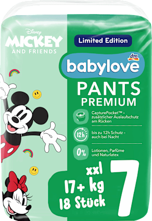 Babybroekjes Premium Disney Maat 7 XXL (17+ kg), 18 stuks
