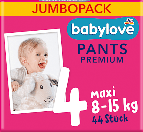 Baby Pants Premium Gr. 4 (8-15 kg), Jumbopack, 44 St babylove