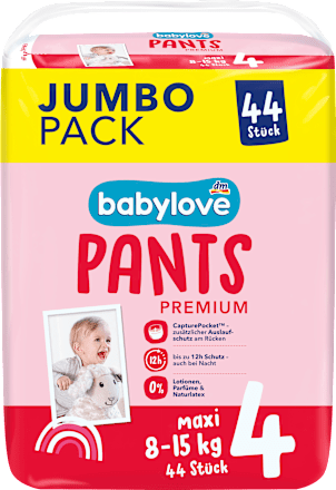 Baby Pants Premium Gr. 4 maxi (8-15 kg) Jumbo Pack, 44 St