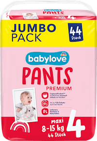 Baby Pants Premium Gr. 4 maxi (8-15 kg) Jumbo Pack, 44 St