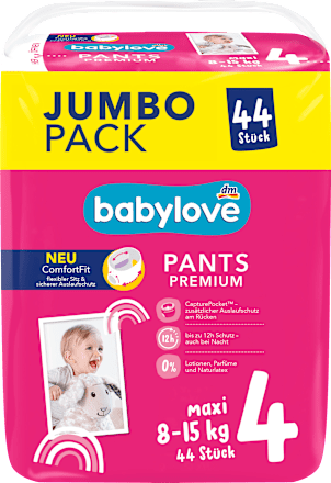 Baby Pants Premium Gr. 4 Maxi (8-15 kg) Jumbopack, 44 St
