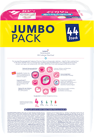 Baby Pants Premium Gr. 4 Maxi (8-15 kg) Jumbopack, 44 St