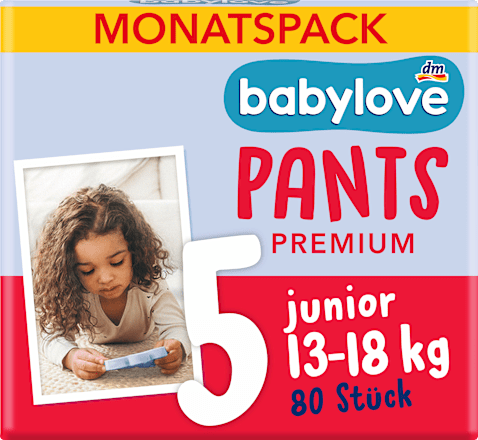 Baby Pants Premium Gr. 5 Junior (13-18 kg) Monatspack, 80 St