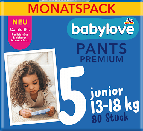 Babybroekjes Premium Maat 5 Junior (13-20 kg) Maandbox, 80 stuks