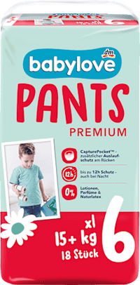 Baby Pants Premium Gr. 6 XL (15+ kg), 18 St