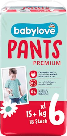 Baby Pants Premium Gr. 6 XL (15+ kg), 18 St