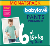 Babybroekjes Premium Maat 6 XL (18-30 kg) Maandelijkse verpakking, 72 stuks
