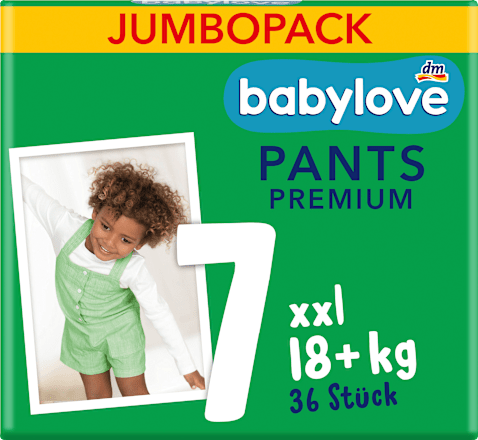 Baby Pants Premium, Gr. 7 XXL (+18 kg), Jumbopack, 36 St babylove