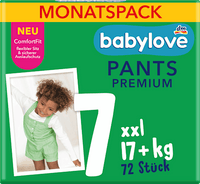 Baby Pants Premium Gr. 7 XXL (18+ kg) Monatspack, 72 St babylove