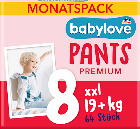 Baby Pants Premium Gr. 8 XXL (19+ kg) Monatspack, 64 St