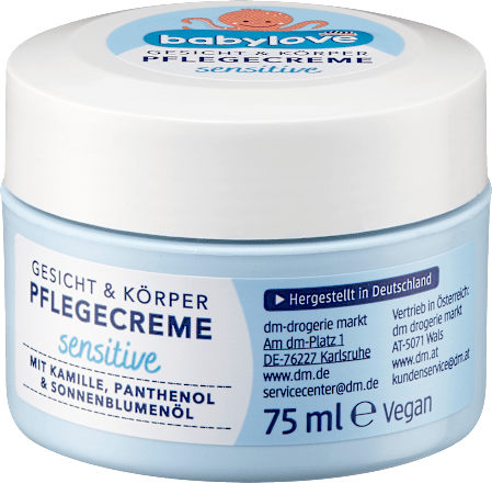 Baby Pflegecreme sensitive, 75 ml