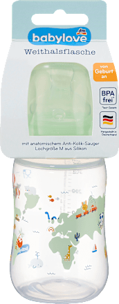 Babyflasche Weithals, mint, 280 ml, 1 St
