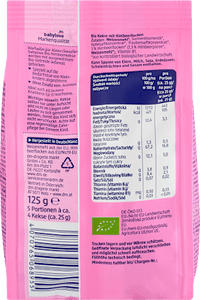 Babykekse Himbeer ab 1 Jahr, 125 g