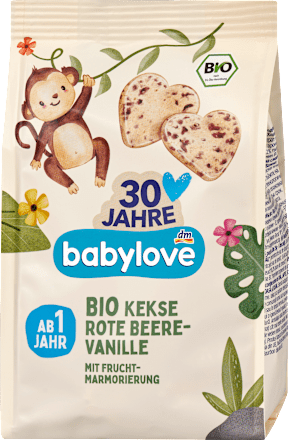 Babykekse Rote Beere-Vanille ab 1 Jahr, 125 g