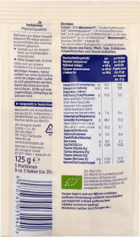 Babykekse Rote Beere-Vanille ab 1 Jahr, 125 g