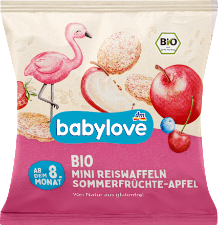 Babysnack Reiswaffeln Sommerfrüchte Apfel, ab dem 8.Monat, 35 g