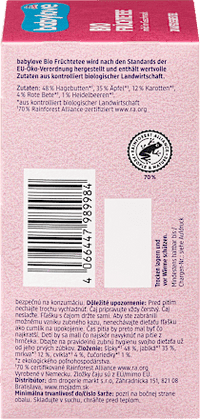 Babytee Früchte (20 Beutel) ab dem 5. Monat, 40 g