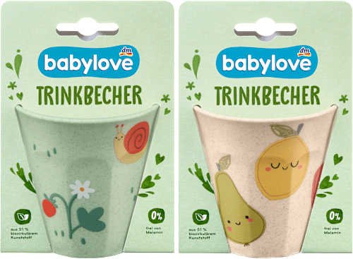 babylove Becher 9-Kant Gartentiere, 1 St