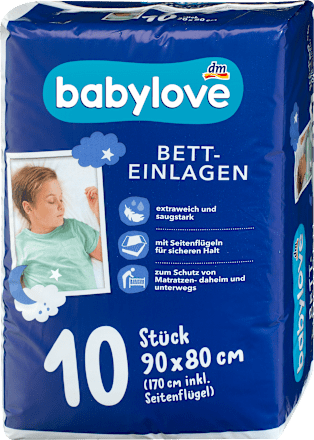 Betteinlagen 90 x 80 cm, 10 St