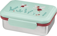 Lunchbox roestvrij staal mint/bruin, 1 st