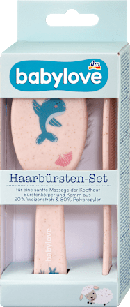 Bürstenset rosa Delfin 2tlg, 1 St