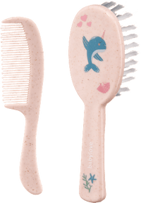 Bürstenset rosa Delfin 2tlg, 1 St