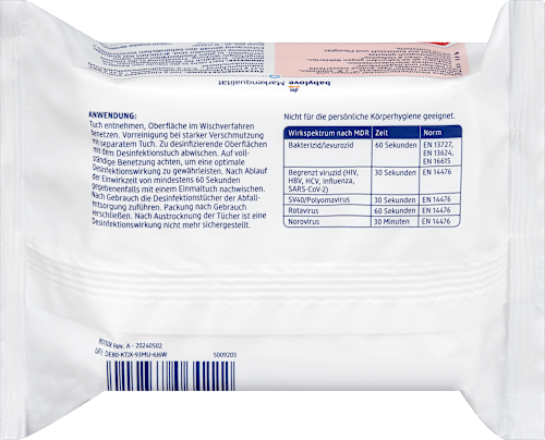 Desinfecterende doekjes, 30 stuks