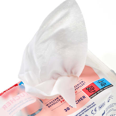 Desinfecterende doekjes, 30 stuks