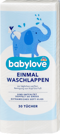 Wegwerp washandjes, 30 stuks