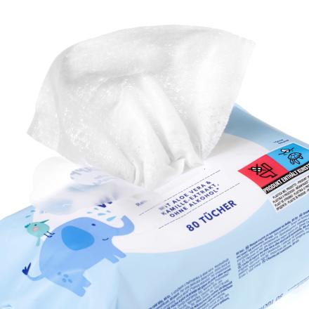 Vochtige washandjes, 80 stuks