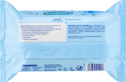 Feuchte Waschlappen, 80 St