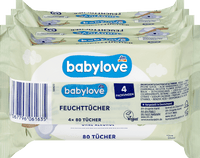 Vochtige doekjes (4x80 stuks), 320 stuks
