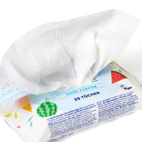 Vochtige doekjes met 99% water, reisformaat, 20 stuks