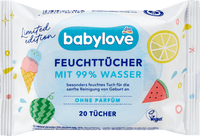 Vochtige doekjes met 99% water, reisformaat, 20 stuks