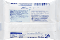 Vochtige doekjes met 99% water, reisformaat, 20 stuks