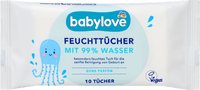 Feuchttücher mit 99 % Wasser, Reisegröße, 10 St