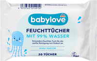 Feuchttücher mit 99 % Wasser, Reisegröße, 20 St