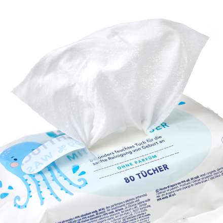 Vochtige doekjes met 99% water, 80 stuks