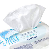 Vochtige doekjes met 99% water, 80 stuks