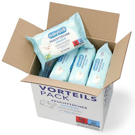 Vochtige doekjes gevoelig (12x80 stuks), 960 stuks