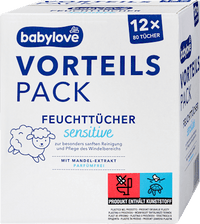 Feuchttücher sensitive (12x80 St), 960 St