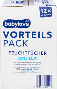 Feuchttücher sensitive (12x80 St), 960 St