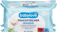 Vochtige doekjes gevoelig (2x80 stuks), 160 stuks