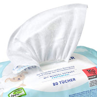 Vochtige doekjes gevoelig (4x80 stuks), 320 stuks